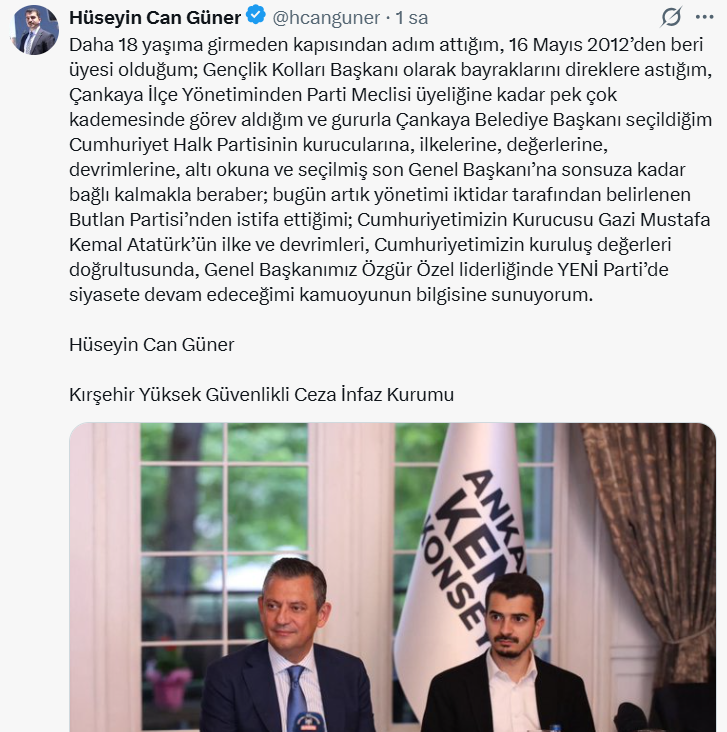 Görevden Alınan Belediye Başkanının Sosyal Medya Paylaşımı!